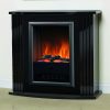 Dimplex Mozart electric suite in a gloss black finish