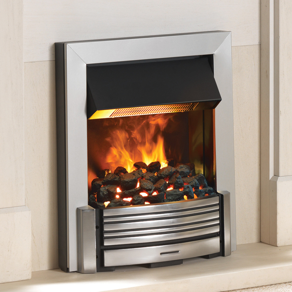 Dimplex Sacramento Optimyst electric fire in chrome finish