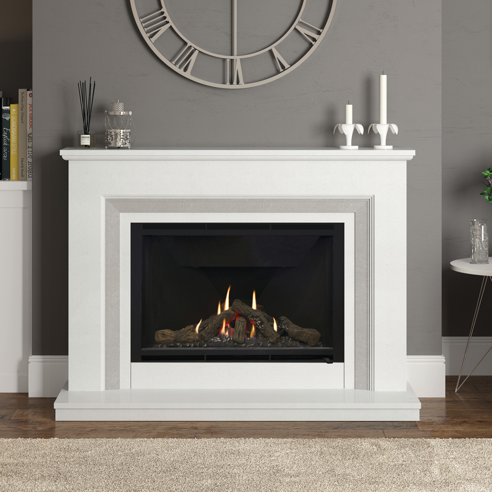 Elgin & Hall Cassius Gas Suite in White and Grey
