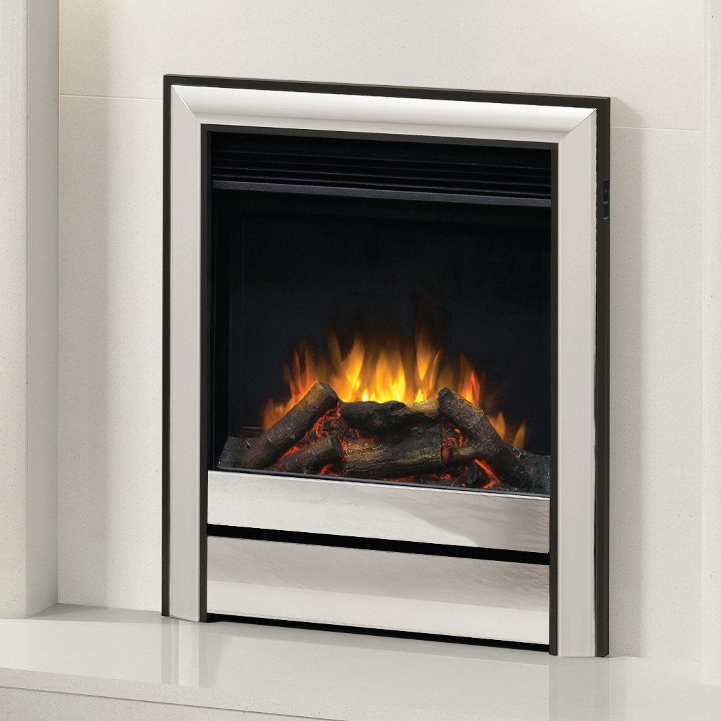 Elgin & Hall 16" Chollerton electric fire in chrome