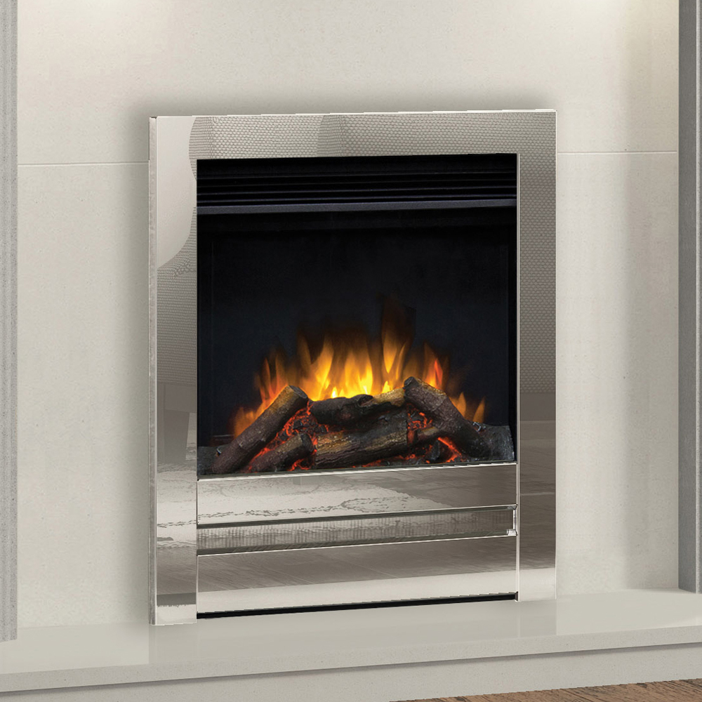 Elgin & Hall Chollerton Edge 16" electric fire in chrome