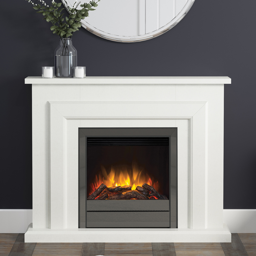 Elgin & Hall Farnham electric suite in white marble