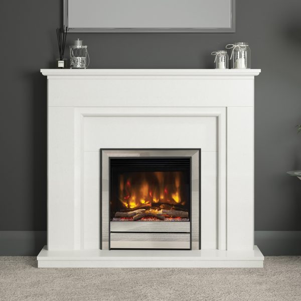 Elgin & Hall Willaston electric suite in white micro marble