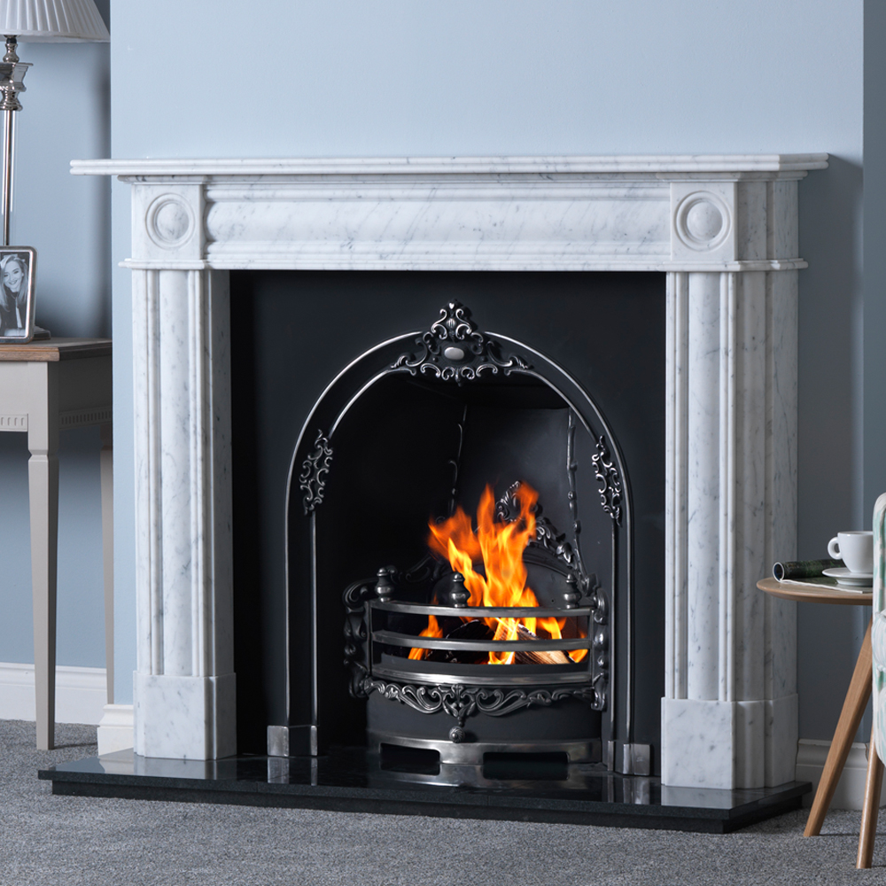 Gallery Collection Chiswick mantel in Carrara marble