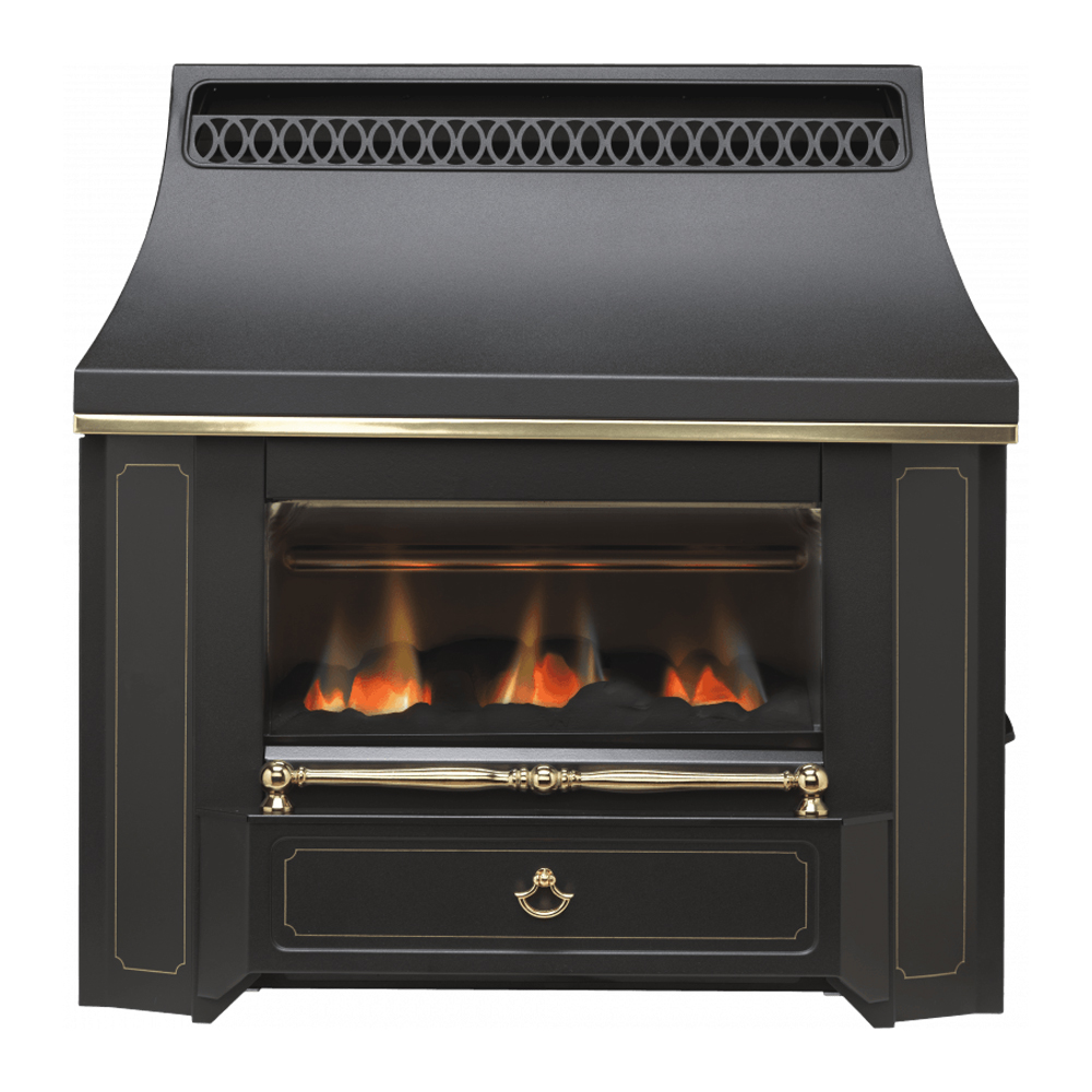 Valor Black Beauty Slimline outset gas fire