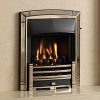 Valor Masquerade Slimline Convector gas fire in pale gold