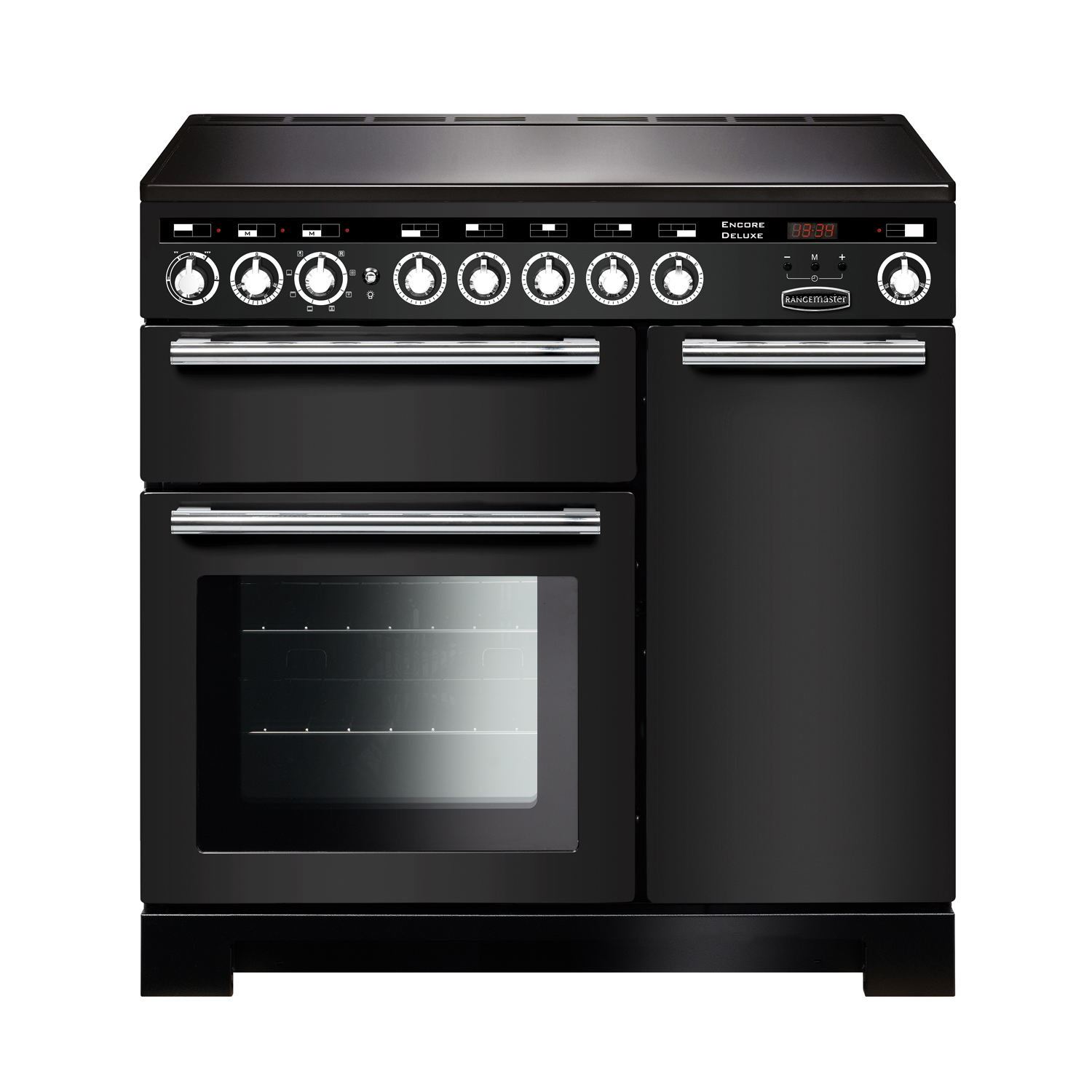 Rangemaster Encore Depuxe 90 Induction cooker in charcoal black