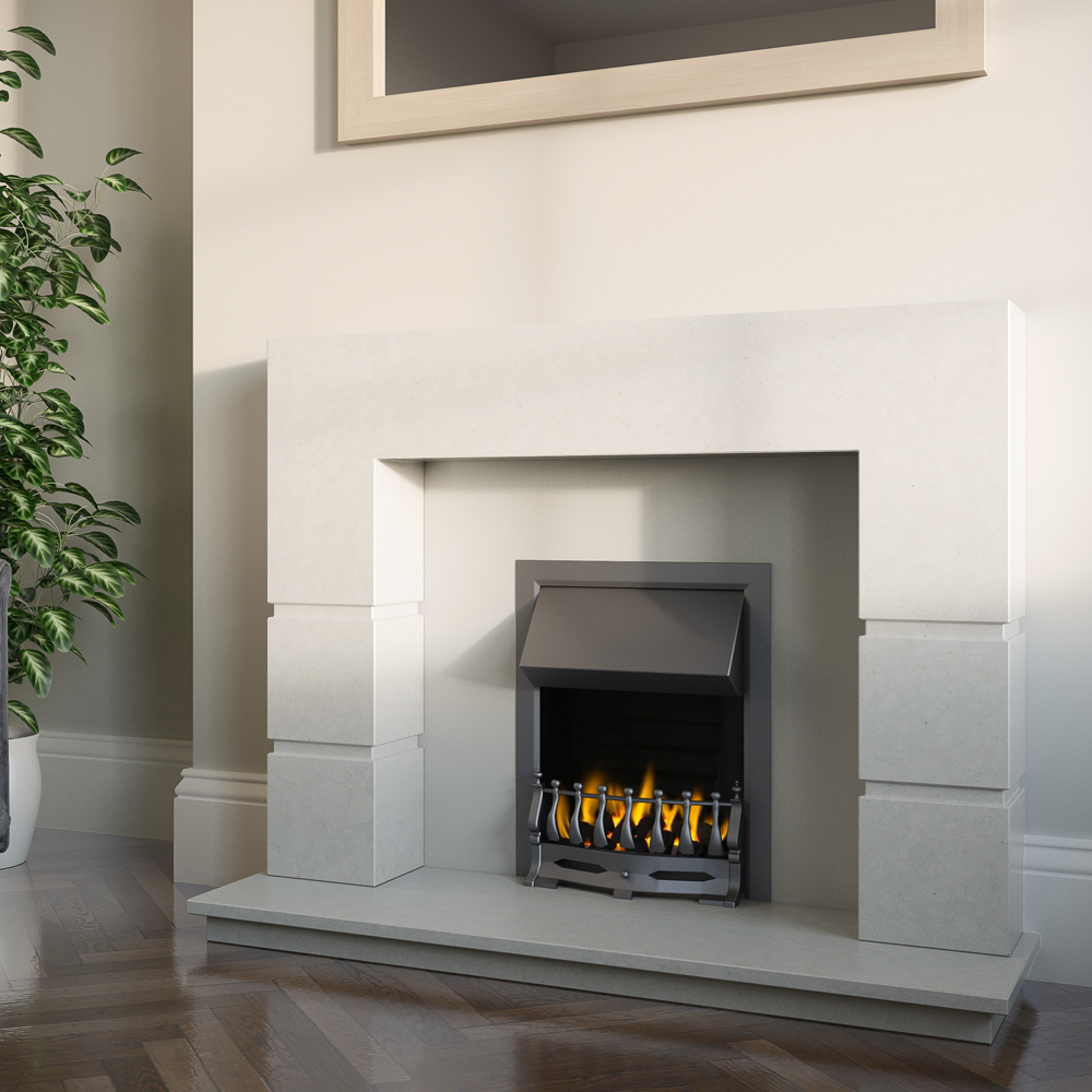 PudseyMarble Lattice 3 Fireplace