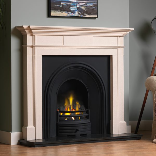 Penman Collection Milbrooke mantel in Agean Limestone