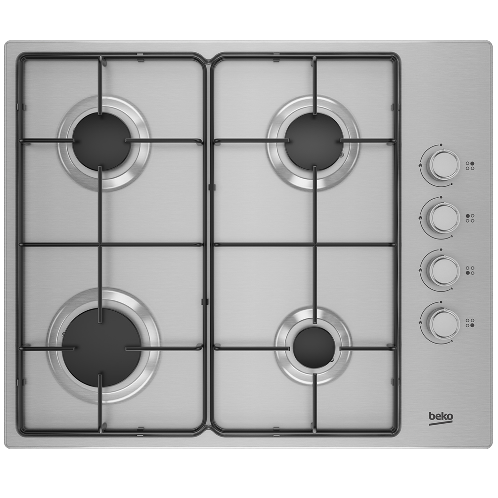 Beko CIHYG21SX gas hob in stainless steel