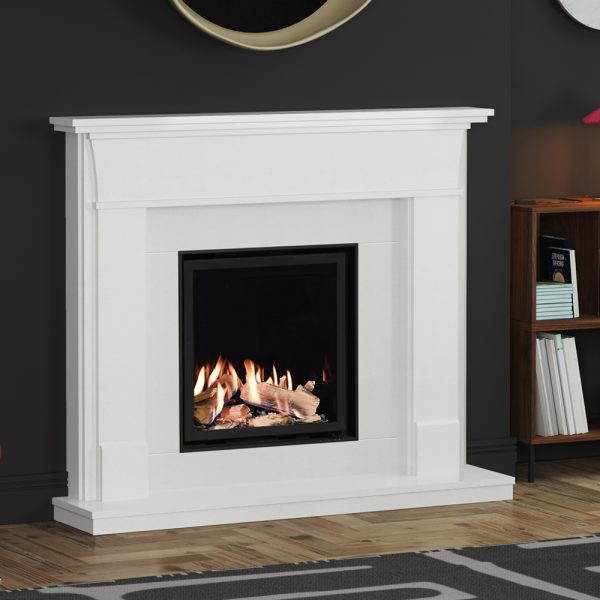 Elgin & Hall Erdinton 60CF gas suite in white micro marble