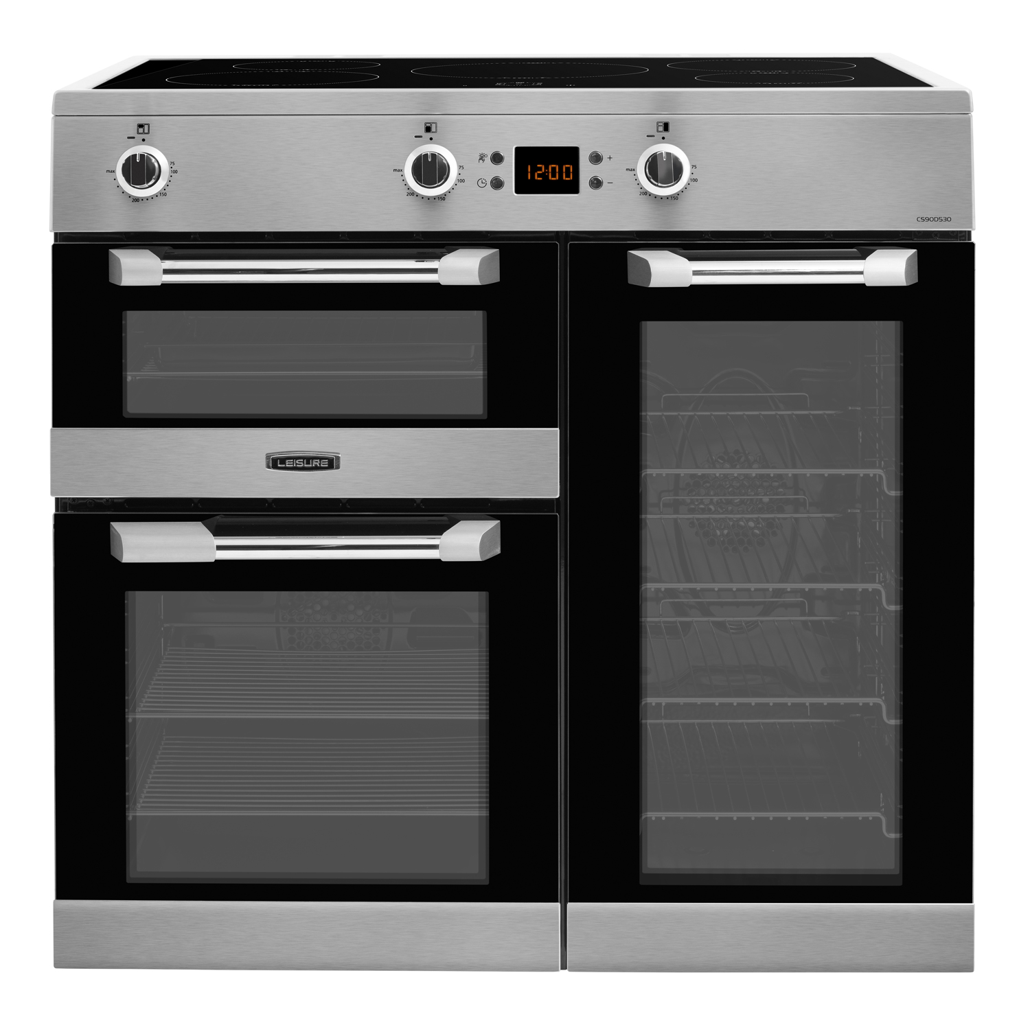 Leisure Cuisinemaster CS90D 530X range cooker with induction hob