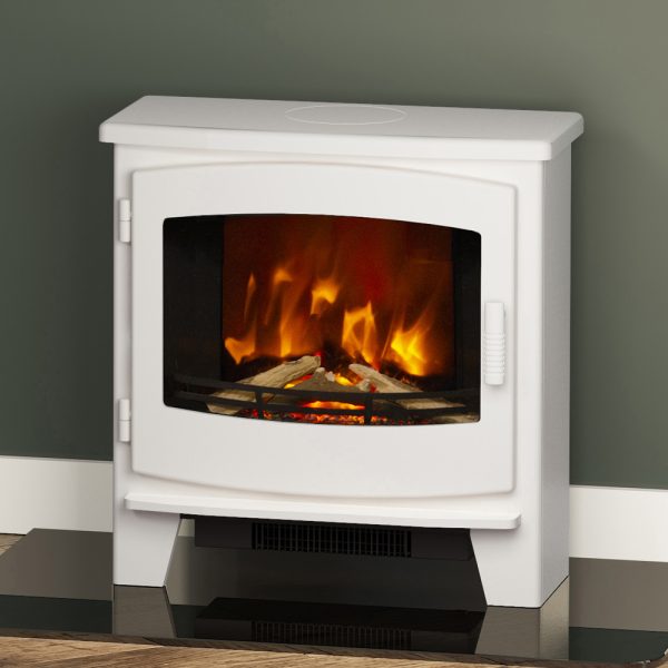 Elgin & hall Beacon Large electric stove in ash white