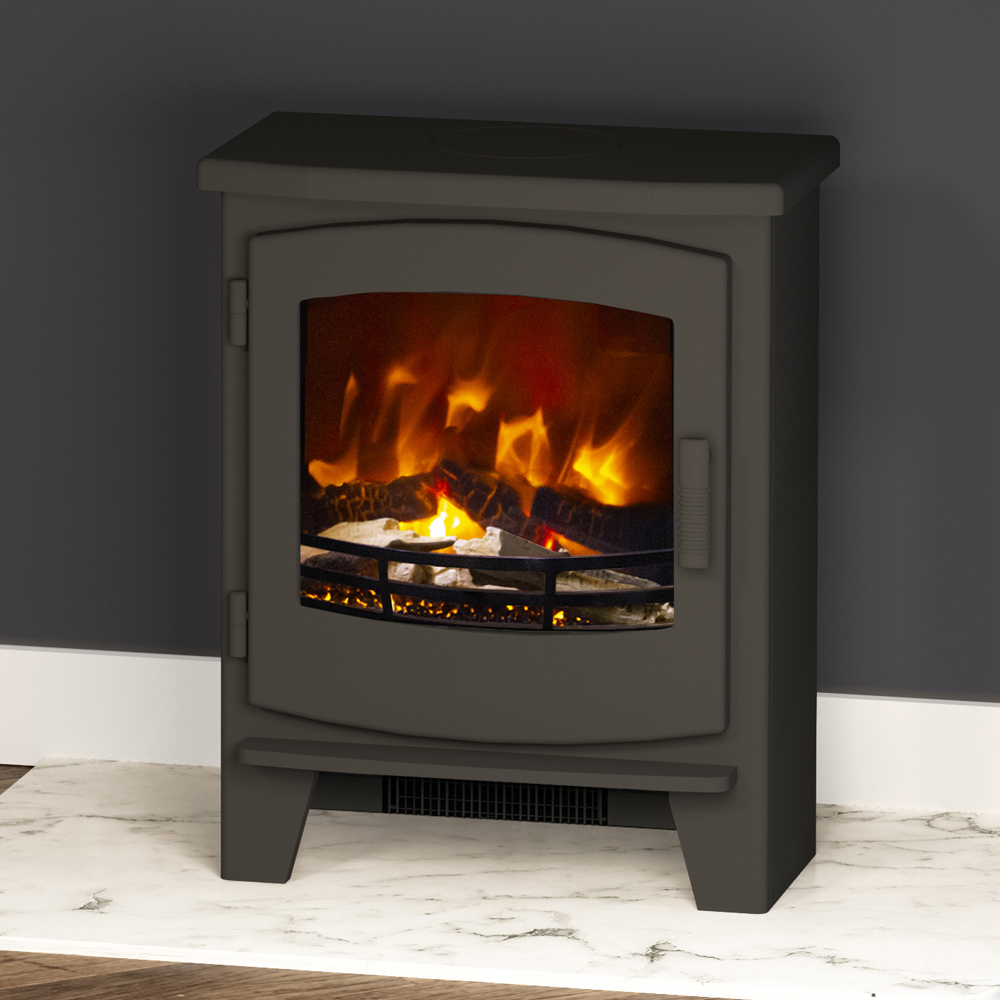 Elgin & Hall Beacon small electric stove in black