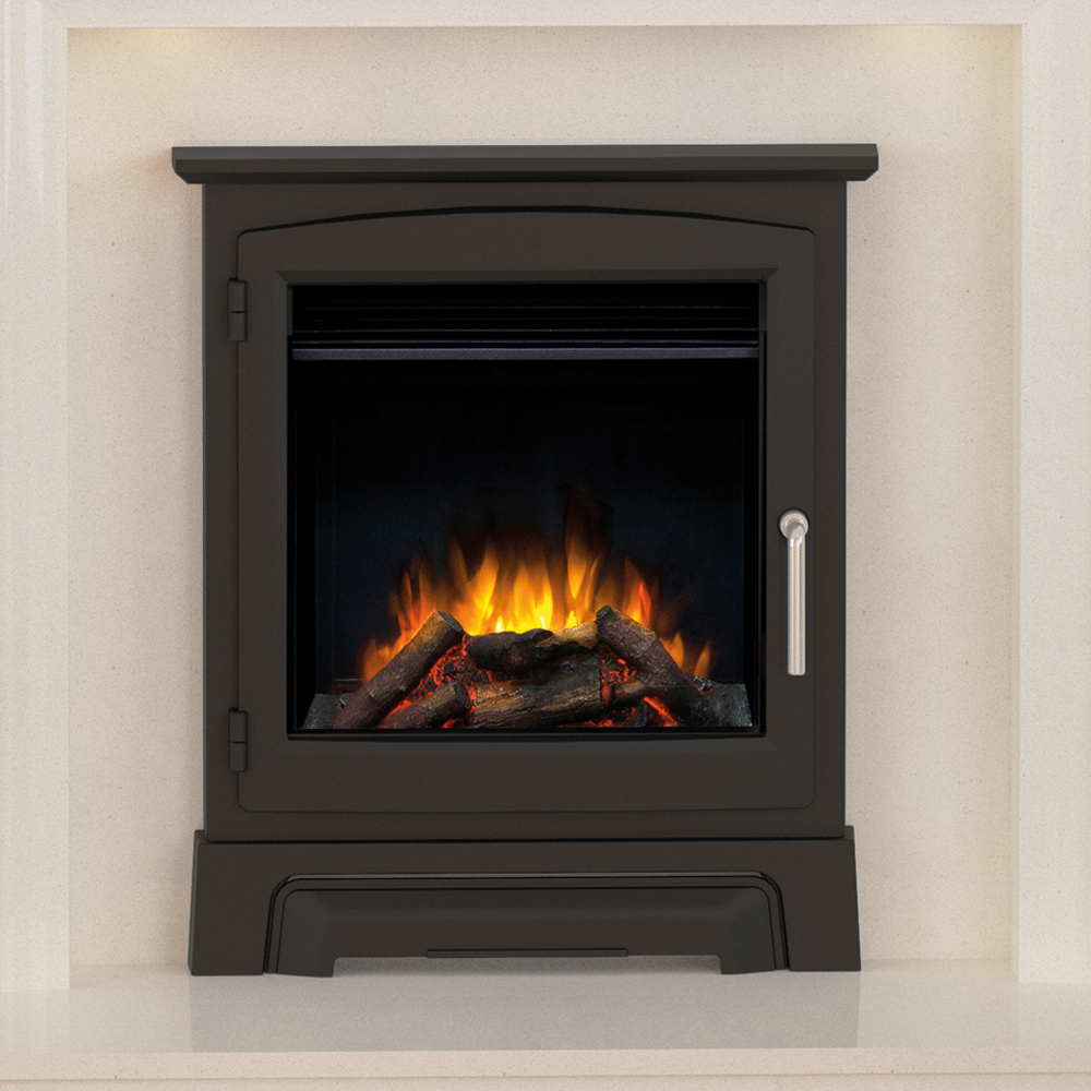 Elgin & Hall 16" Chollerton cast stove front electric fire
